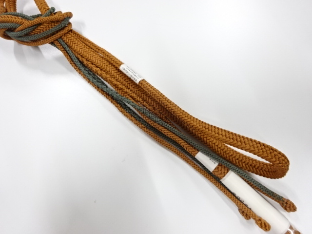 未使用品　正絹　手組帯締め